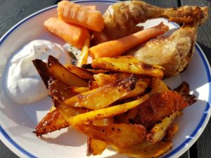 Pommes frites med paprika - krydrede fritter