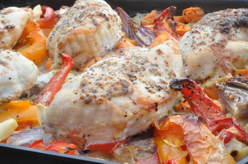 One pot pasta med kyllingebryst - alt i ét fad