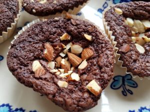 Brownie muffins med chokolade nem opskrift