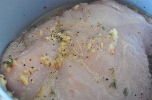 Kalkunbryst på grill m. marinade - grillet kalkun