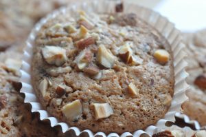 Makronmuffins med chokolade - nem opskrift