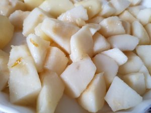 2017-08-06 13.52.22 • nogetiovnen.dk Pæretærte - opskrift på lækker frugttærte med rørt dej