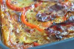 Frittata - italiensk ovnbagt æggekage med tomater og bacon