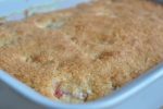 Rabarberkage med kokosmel - sommerens bedste!