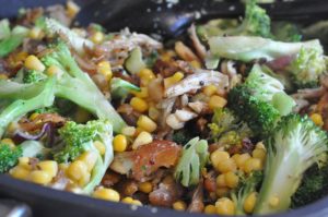 Pasta med kylling, broccoli og fløde - pastaret