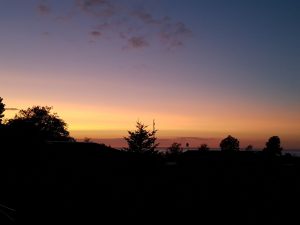 Solnedgang