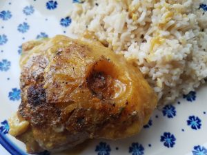 Kylling i karry med fløde & ananas - i fad