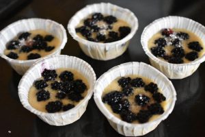 Brombærmuffins - lækre muffins med brombær