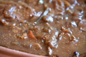 Steaks i flødesauce - langtidsstegt i Römertopf