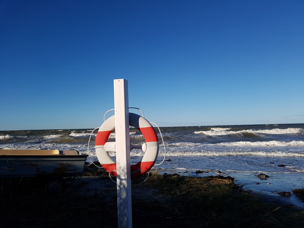 Havet og redningskrans