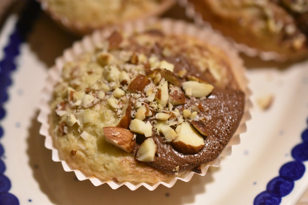 Bananmuffins med Nutella - nem opskrift