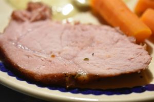 Glaseret hamburgerryg i ovn - nem opskrift