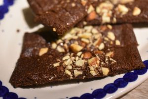 Chokoladesnitter med nougat - lækre kager 