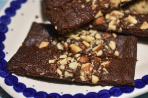 Chokoladesnitter med nougat - lækre kager 