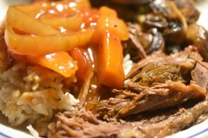 Culottesteg med tomatsauce i crockpot - mør og lækker