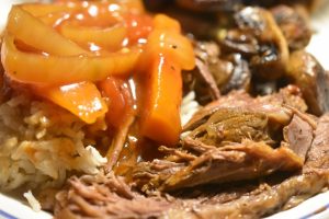 Culottesteg med tomatsauce i crockpot - mør og lækker