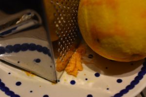 Kiksekage med kondenseret mælk og appelsin