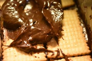 Kiksekage med kondenseret mælk og appelsin