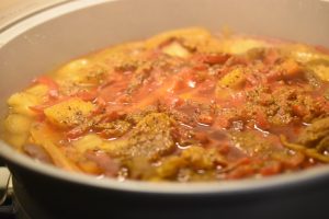 Koteletter med ananas i karry - slow cooker