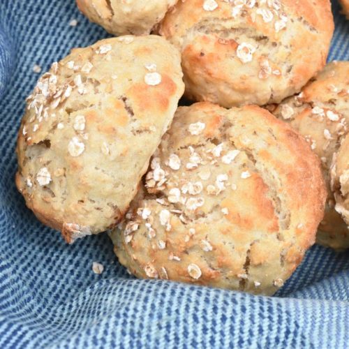 Scones med havregryn - opskrift på sunde grove scones