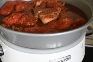 Koteletter i fad  - lækker slow cooker opskrift