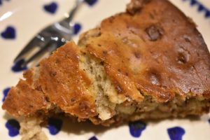 Banankage med olie - nem fedtfattig opskrift