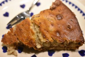 Banankage med olie - nem fedtfattig opskrift