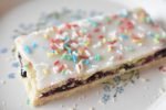 Blåbærsnitter - nemme og lækre. HIndbærsnitter med blåbær