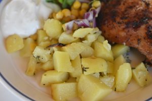 Kartofler på grill - kartoffelpakker med oregano og hvidløg