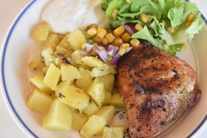 Kartofler på grill - kartoffelpakker med oregano og hvidløg