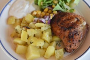 Kartofler på grill - kartoffelpakker med oregano og hvidløg