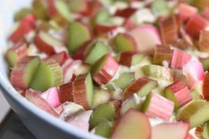 Rabarberkage den bedste opskrift med vanilje