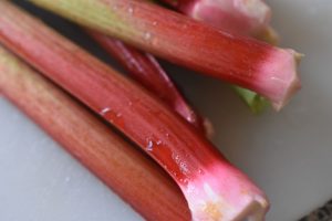 Rabarbertrifli med makroner og hjemmelavet vaniljecreme