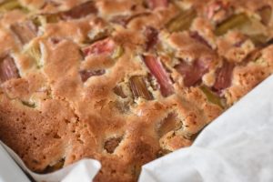 Rabarberkage - nem kage med rabarber