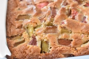 Rabarberkage - nem kage med rabarber