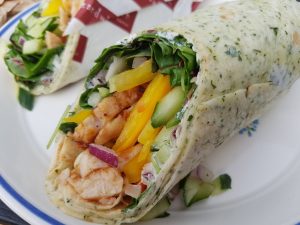 Apetit i Auning - is, kaffe og sandwich