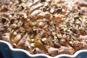 Pæretærte - kage med pærer & mandler opskrift