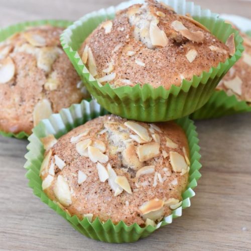 Muffins med æbler og kanel - nem opskrift