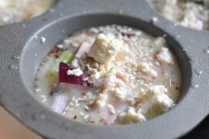 Æggemuffins med skinke og feta - opskrift