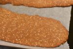Sesam småkager - karamelsnitter med sesamfrø