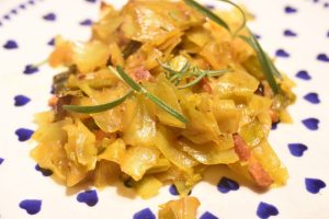 Karrykål - opskrift på bagt hvidkål med karry - hvidkål i ovn