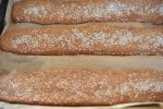 Sesam småkager - karamelsnitter med sesamfrø