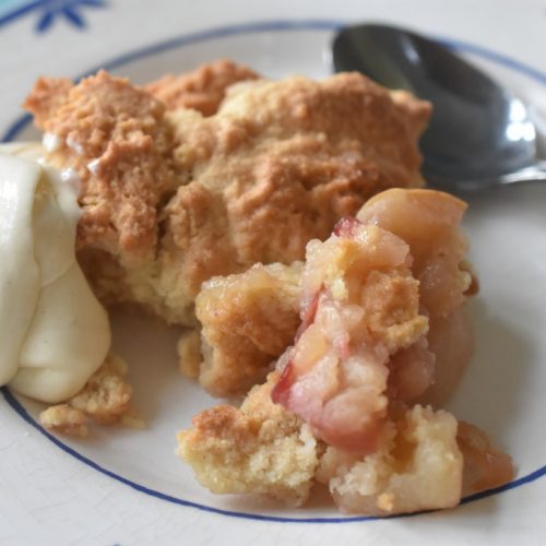 Æblekage med mandellåg - nem, sprød og lækker