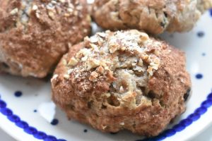 Julescones - scones med kanel & marcipan