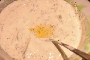 Maskeret blomkål - med æg, rejer og dilddressing