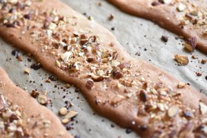 Karamelkager med mandler, chokolade & salt