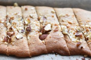 Karamelkager med mandler, chokolade & salt