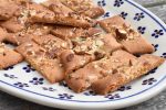 Karamelkager med mandler, chokolade & salt