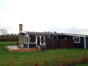 Sommerhus om vinteren - en lykkelig hilsen