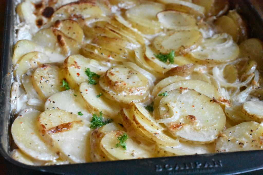 Flødekartofler - opskrift på flødestuvede kartofler